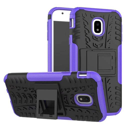 Hybrid Case 2teilig Outdoor Lila f�r Samsung Galaxy J3 J330F 2017