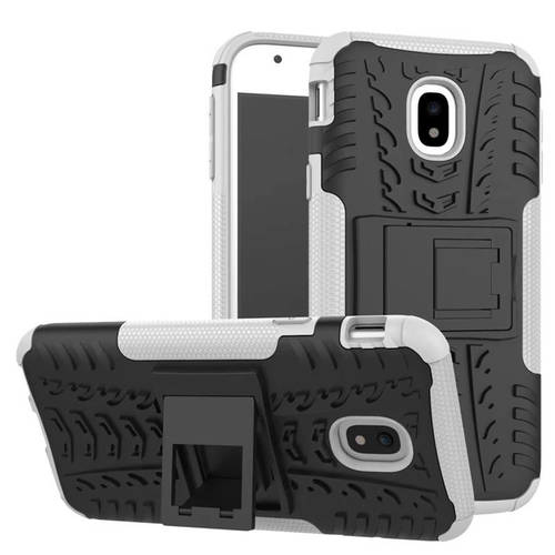 Hybrid Case 2teilig Outdoor Wei� Tasche H�lle f�r Samsung Galaxy J7 J730F 2017