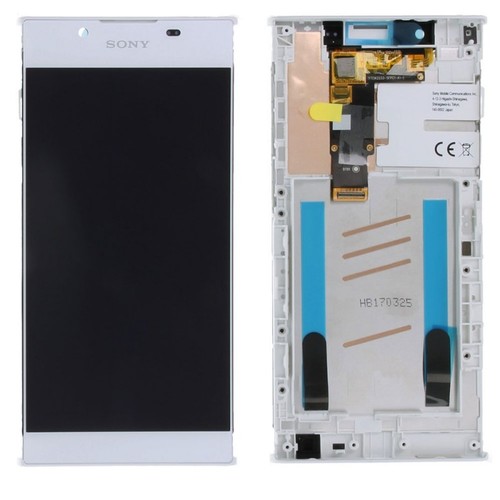 Sony Display LCD Komplett Einheit mit Rahmen f�r Xperia L1 G3311 G3312 G3313 Wei� Ersatzteil