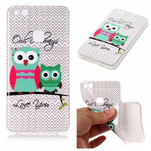 Silikoncase Motiv 2 Ultrad�nn H�lle f�r Huawei P10 Lite Tasche Cover Schutz Neu