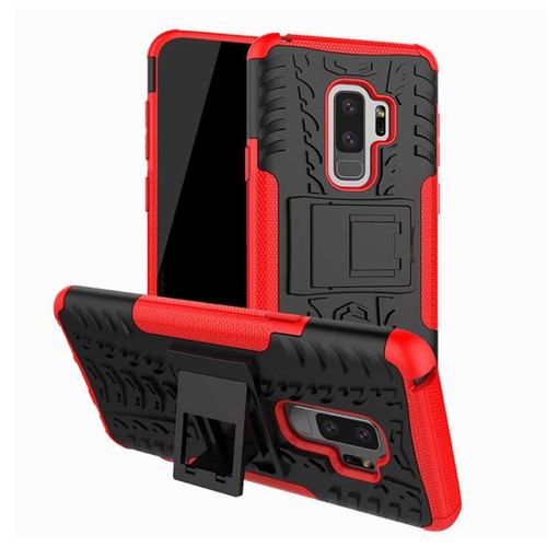 Hybrid Case 2teilig Outdoor Rot f�r Samsung Galaxy S9 G960F Tasche H�lle 