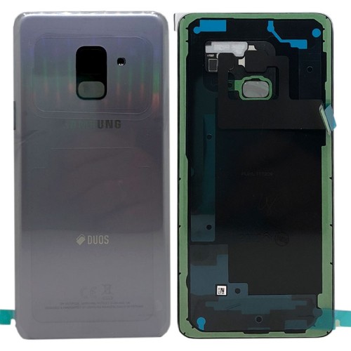 Samsung GH82-15557B Akkudeckel Deckel f�r Galaxy A8 A530F 2018 + Klebepad Orchid grey / Lila