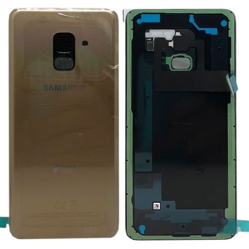 Samsung GH82-15557C Akkudeckel Deckel f�r Galaxy A8 A530F 2018 + Klebepad Gold