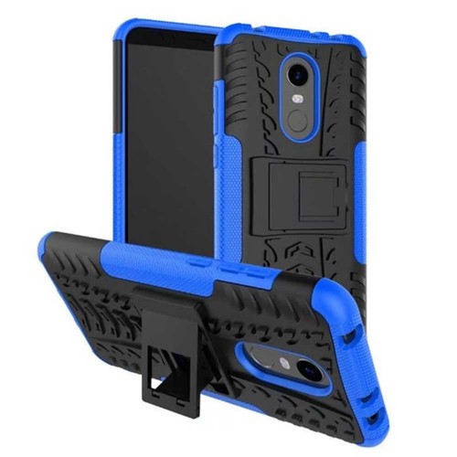 Hybrid Case 2teilig Outdoor Blau f�r Xiaomi Redmi 5 Tasche H�lle Cover Schutz Neu