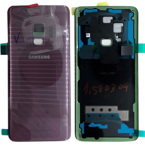 Samsung GH82-15865B Akkudeckel Deckel f�r Galaxy S9 G960F + Klebepad Lilac Purple Lila Neu