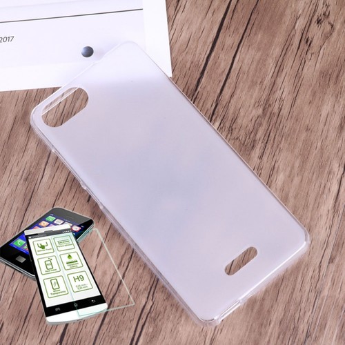 Silikoncase Transparent + 0,3 H9 Hartglas f�r Wiko Tommy 3 Tasche H�lle Neu