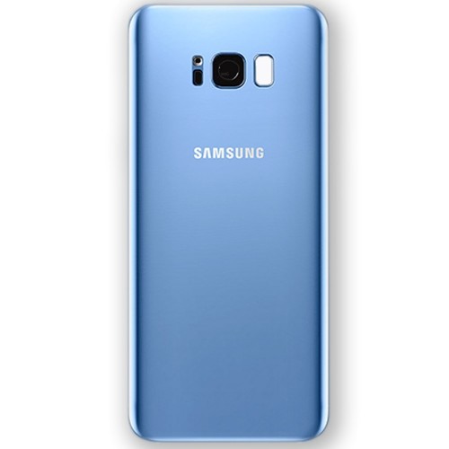 Samsung GH82-14015D Akkudeckel Deckel fr Galaxy S8 Plus G955F + Klebepad Blau