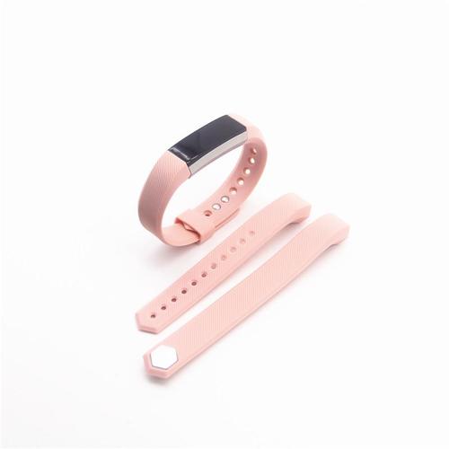 F�r Fitbit Alta HR Kunststoff / Silikon Armband f�r Frauen / Gr��e S Rosa Uhr 
