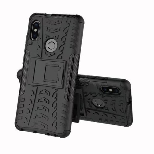 F�r Xiaomi Redmi Note 5 Hybrid Case 2teilig Outdoor Schwarz Etui Tasche H�lle Cover Schutz 