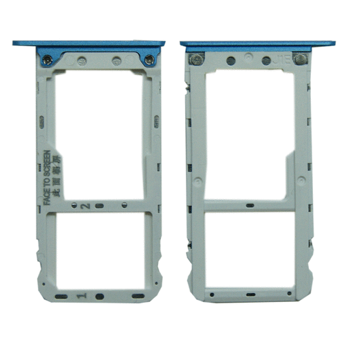 F�r Xiaomi Redmi Note 5 Karten Halter Sim Tray Schlitten Holder Ersatzteil Blau 