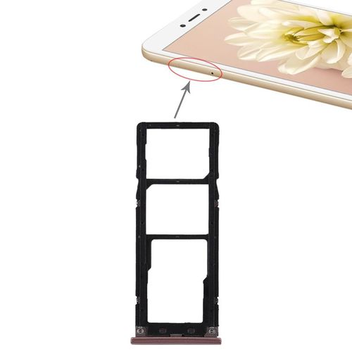 F�r Xiaomi Redmi Note 5A Karten Halter Sim Tray Schlitten Holder Ersatzteil Pink