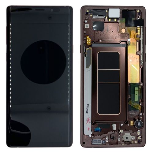 Samsung Display LCD Komplettset GH97-22269D Braun f�r Galaxy Note 9 N960F Ersatz