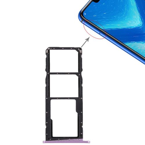 Ersatz Sim Karten Halter Adapter Sim Tray f�r Huawei Honor 8X Reparatur Lila Neu