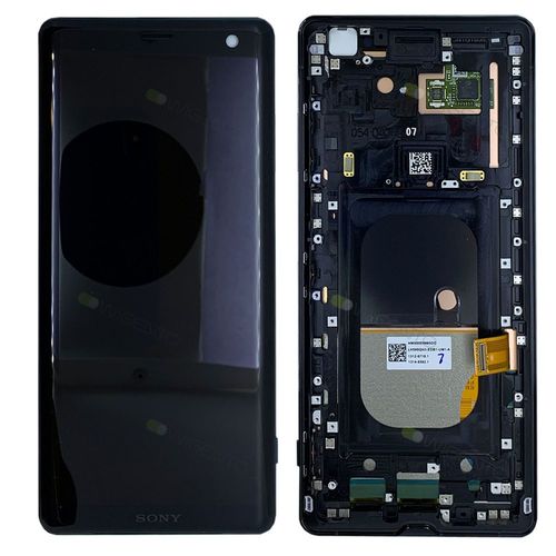 Sony Display LCD Komplett Einheit mit Rahmen f�r 1315-5026 Xperia XZ3 H8416 H9436 H9493 Schwarz Ersatzteil Neu