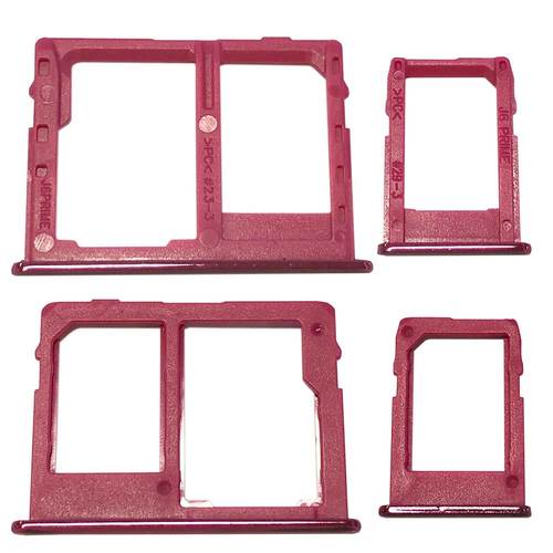 Simkarten Halter f�r Samsung Galaxy J6 Plus J610F 2018 Card Tray SD Rose Rot Zubeh�r Ersatz
