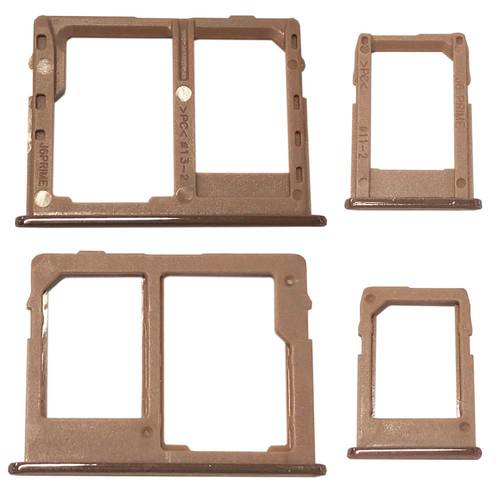 Simkarten Halter f�r Samsung Galaxy J6 Plus J610F 2018 Card Tray SD Gold Zubeh�r Ersatz