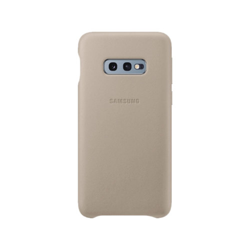 Samsung Leather Cover Grau f�r Samsung Galaxy S10e G970F EF-VG970L Tasche Etui Schutzh�lle