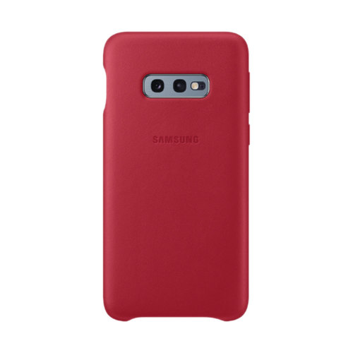 Samsung Leather Cover Rot f�r Samsung Galaxy S10e G970F EF-VG970L Tasche Etui Schutzh�lle