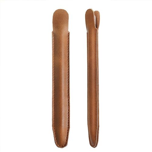 Apple Pencil Halterung Kunstleder Braun Schutz Stylus Pen Etui Tasche Halter Zubeh�r