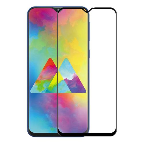 F�r Samsung Galaxy M20 9D Premium 0,3 mm H9 Hart Glas Schwarz Folie Schutz H�lle Neu