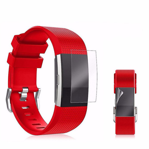 2x HD Display Schutz Folie Fitbit Charge 2 Schutz Folie Zubeh�r LCD 