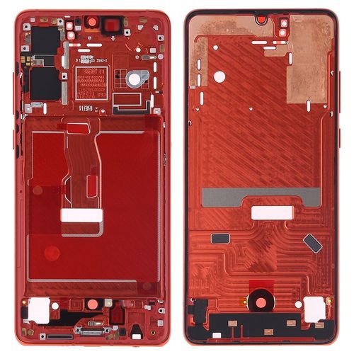 Mittelrahmen f�r Huawei P30 Orange Front Housing  Frame Bezel Plate LCD Ersatzteil