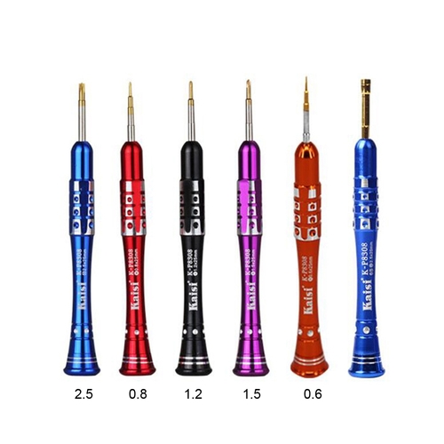 Kaisi K-8308 6 in 1 Multifunktions Schraubendreher Werkzeug Set Reparatur Ersatz