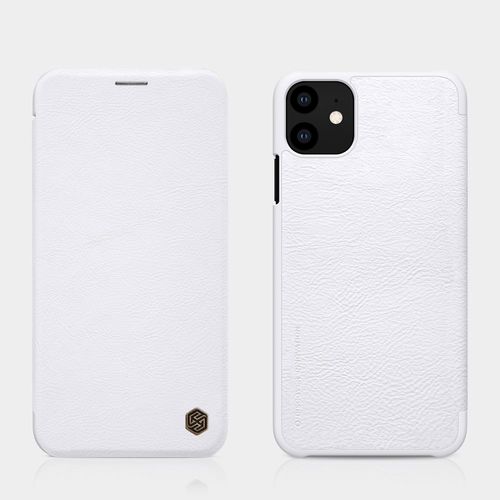 Schutzh�lle Kunstleder Flipcase Cover f�r Apple iPhone 11 Pro 5.8 Zoll Wei� Tasche Etui