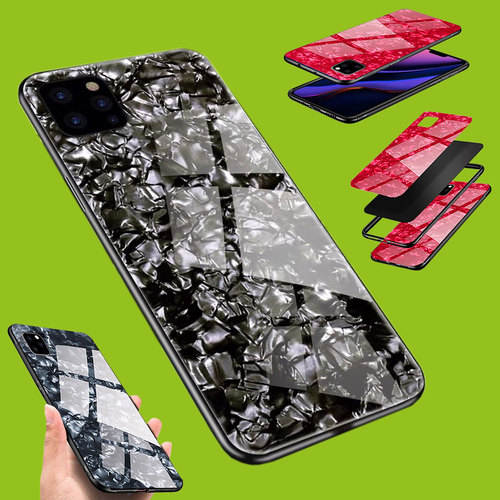 F�r viele Smartphone Modelle Effekt Design Glas Tasche Case H�lle Cover Etuis 