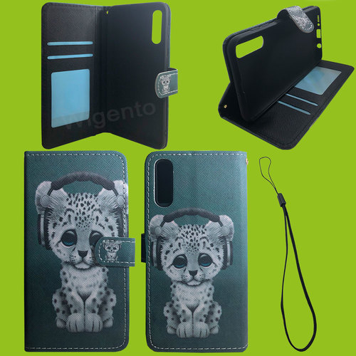 F�r Samsung Smartphones Motiv Muster Tasche Kunst-Leder H�lle Etuis Cover 