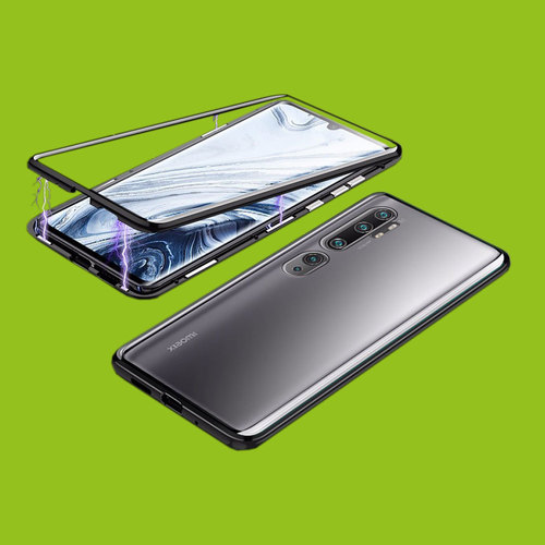 Beidseitiger 360 Grad Magnet / Glas Case Bumper f�r Smartphones Handy Tasche Case H�lle Cover New Style 