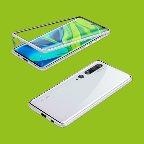 Beidseitiger 360 Grad Magnet / Glas Case Bumper f�r Smartphones Handy Tasche Case H�lle Cover New Style 