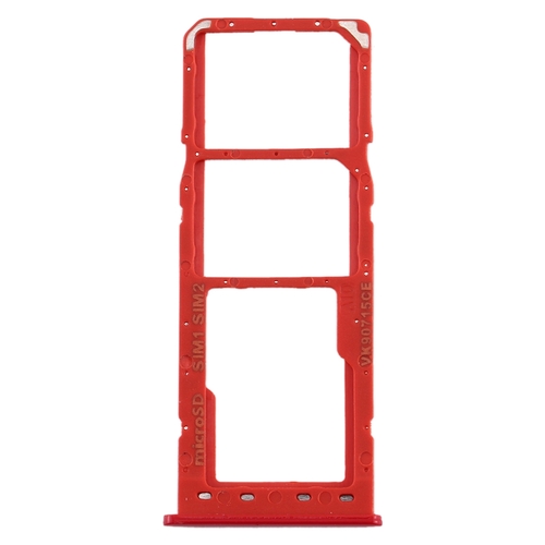 Sim Karten Halter fr Samsung Galaxy A10 Rot Card Tray Micro SD Neu