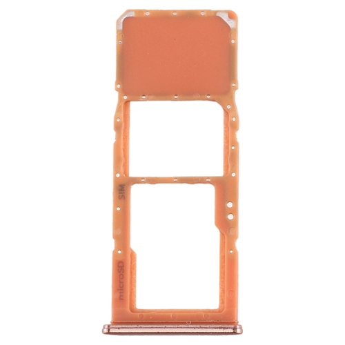 Sim Karten Halter f�r Samsung Galaxy A70 Orange Card Tray Micro SD Neu