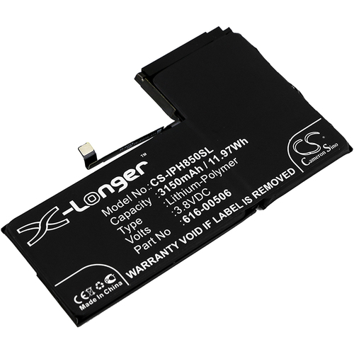 X-Longer Akku Batterie Battery f�r Apple iPhone XS Max / 11 Pro Max ersetzt 616-00351 Ersatzakku Accu
