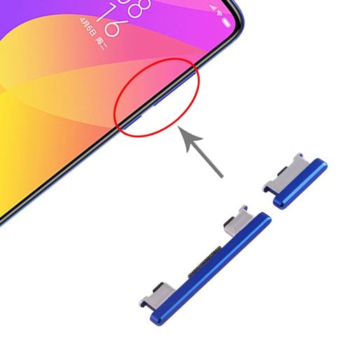 F�r Xiaomi Mi 9 Lite Sidekeys Seitentasten Blau Ersatzteil Zubeh�r Reparatur