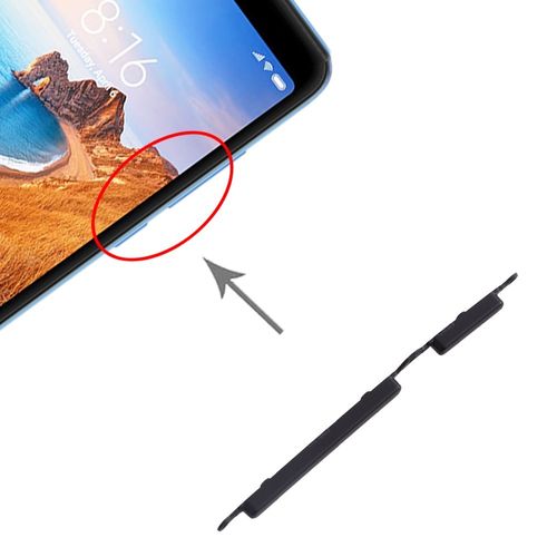 F�r Xiaomi Redmi 7A Sidekeys Seitentasten Schwarz Ersatzteil Zubeh�r Reparatur