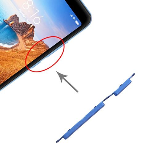 F�r Xiaomi Redmi 7A Sidekeys Seitentasten Blau Ersatzteil Zubeh�r Reparatur