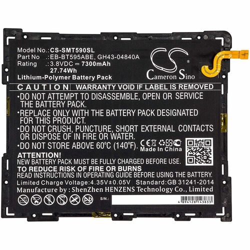Akku Batterie Battery f�r Samsung Galaxy Tab A 10.5 T590F CS-SMT590SL Ersatz Neu