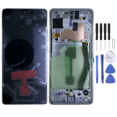 Samsung Display LCD Kompletteinheit f�r Galaxy S10 Lite G770F GH82-21672B Wei� / Prism White