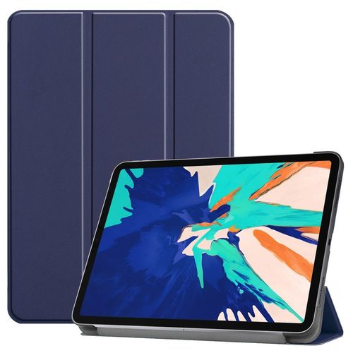 Premium Smart Cover Blau Tasche Etuis H�lle f�r Apple iPad Air 13 2024 / Pro 12.9 2020