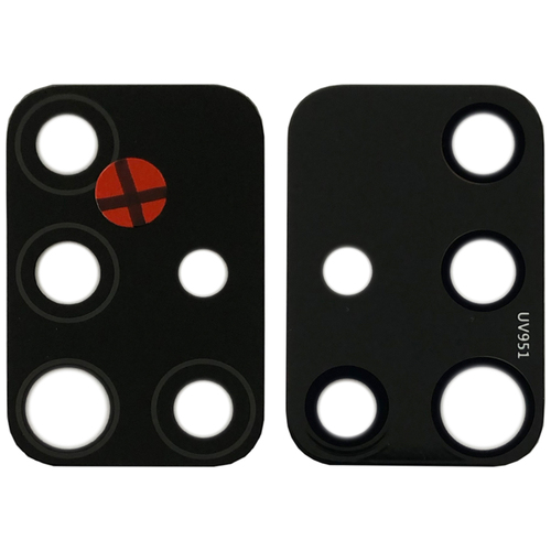 F�r Samsung Galaxy A71 A715F Kamera Glas Abdeckung Rahmen Schwarz Neu