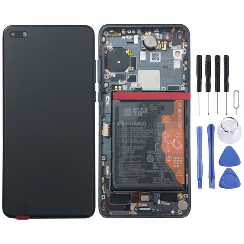 Huawei Display LCD Einheit + Rahmen f�r P40 Service Pack 02353MFA Schwarz / Black Neu