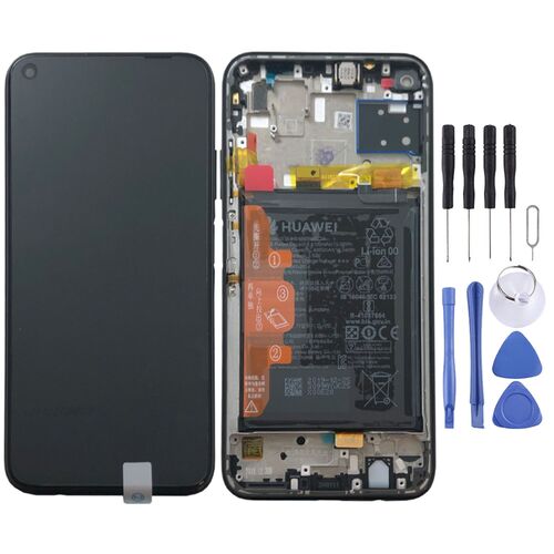 Huawei Display LCD Einheit + Rahmen f�r P40 Lite Service Pack 02353KFU Schwarz / Midnight Black Neu