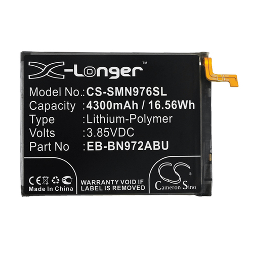 X-Longer Ersatzakku Akku Batterie f�r Samsung Galaxy Note 10 Plus ersetzt EB-BN972ABU Battery 