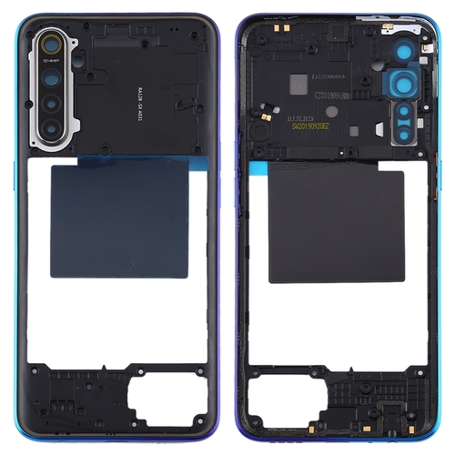 Geh�use Rahmen Mittelrahmen Deckel f�r OPPO Realme X2 Blau Ersatzteil Reparatur
