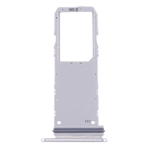 Sim Karten Halter f�r Samsung Galaxy Note 10 Wei� Card Tray Ersatzteil