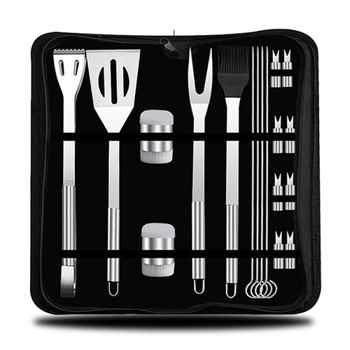 18 in 1 Geschirr Set f�r Outdoor Tasche Campinggrill Geschirr Picknick Tool Barbecue 