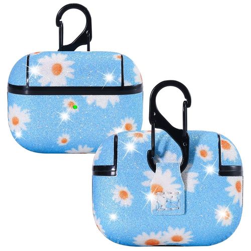 Apple Airpods Pro Cover Ring Blau Schutzh�lle Cover Tasche Case Etui Halter