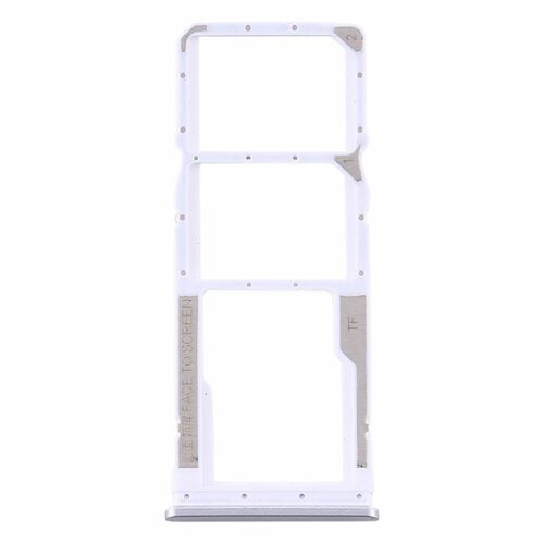 Sim Card Tray f�r Xiaomi Redmi Note 9S / Redmi 9 Silber Karten Halter Schlitten Holder Ersatzteil